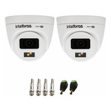 Kit 02 Câmeras Intelbras Vhd1220d G7 Full Color E Conectores