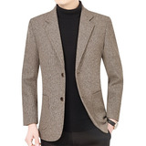 Saco Blazer Hombre Moda Formal Confort Slim Fit Dos Botón