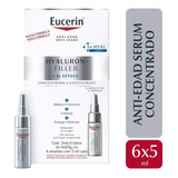 Sérum Concentrate Eucerin Hyaluron-filler Día/noche Para Todo Tipo De Piel De 5ml- Pack X 6 Unidades