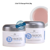 (2 Potes) T3 Fibergel Classic Pink (28g) Cuccio / Star Nail