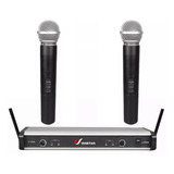 Microfono Venetian Ut-832m Doble De Mano Inalambrico Uhf U2