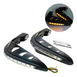 Cubre Puños Moto Handguars Motocicleta Con Luz Led Universal