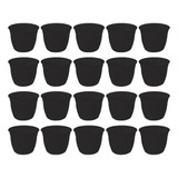 Kit 20 Mini Vaso Plástico Plantas Suculentas Cacto Jardim