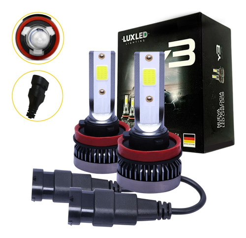 Led H11 8000 Lumens 40w Branco Tipo Xenon Honda New Civic G8