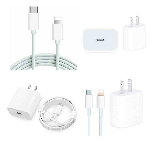 Cargador 25w+cable Usb-c 1m Para iPhone 14/13/12/11/x/8 iPad