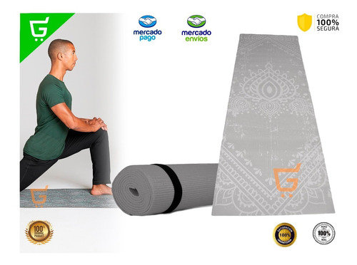 Tapete Colchoneta Mat Yoga Antideslizante Con Diseño Elegant