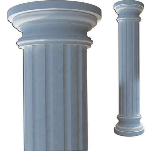 Columna Decorativa De Unicel De 25 Cm De Diametro