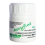 Polimero Polvo Acrilico Acryfine Natural Esculpidas X 30 Gr