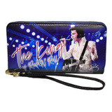 Cartera Elvis Presley - Mono Blanco El Rey