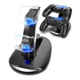 Cargador Para 2 Controles/mandos Ps4 Dualshock Inalámbricos.