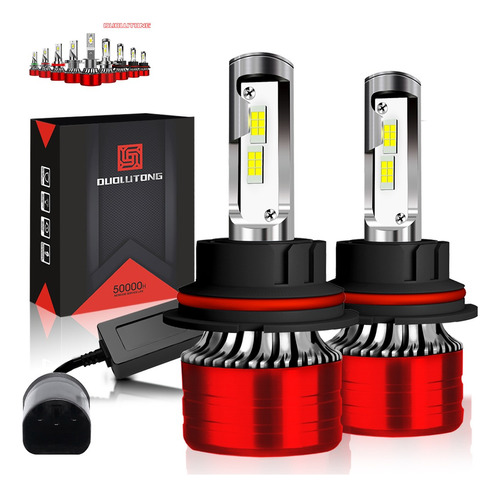 Kit De Faros Led H4 H13 9004 9007 Luz Alta Y Baja Canbus Csp