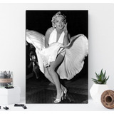 Vinilo Decorativo 50x75cm Marilyn Monroe Subway Subte