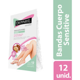 Bandas Depilatorias Doble Piernas Piel Sensible X6 Depimiel