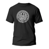 Playera Negra Vikinga Garra De Oso Nórdico (diseño Vikingo)