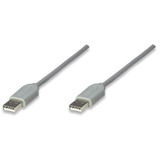 Cable Manhattan Usb A-a 1.8m Gris 317887