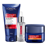 Kit Loréal Paris Revitalift Hialu Pro Retinol (3 Produtos)