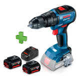 Taladro Percutor Inalámbrico Bosch Brushless 2 Baterías 4amp