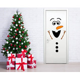 Decoración Navidad Adorno Vinil Adherible Olaf Frozen