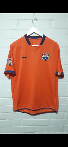 Camiseta Barcelona De España Recambio Naranja,2007 M-l