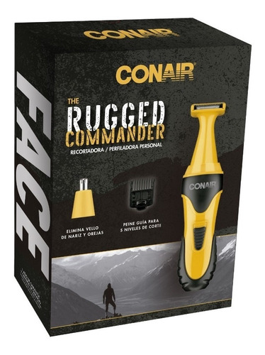 Recortadora Conair Ne180es Barba Y Bigote Color Amarillo