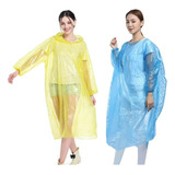 Capa Poncho Impermeable Lluvia Talla Única Reutilizable