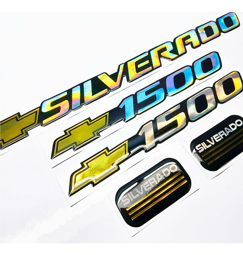 Emblemas Chevrolet Silverado 1500 Tornasol Foto 2