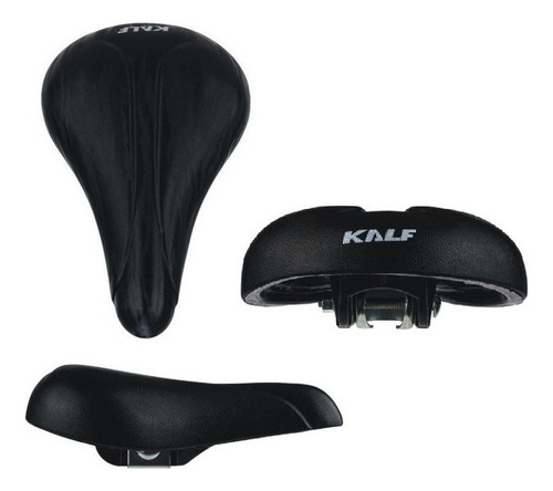 Selim Banco Kalf 304 Preto De Bike Infantil Aro 12 14 16 20