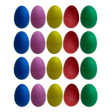 Ganza Ovinho Egg Shaker Musicalização Infantil Kidzzo 20 Uni