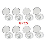 8pcs Anti Ronquidos Nariz Clips Snore Tapón Dispositivo De S