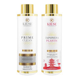 Kit Progressiva Japonesa Plastic Kiuse Cosméticos + Brinde