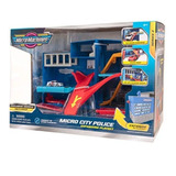 Micromachines City Police Playset Incluye 1 Vehiculo