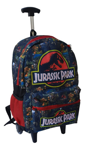 Mochila Rodinhas Infantil Jurassic Park Juvenil Dinossauros