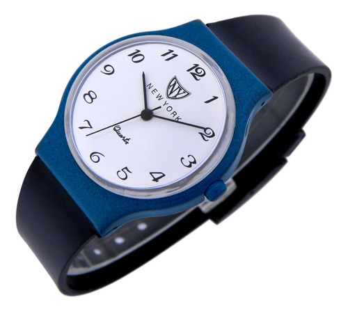 Reloj New York Mujer Ny148 Delgado Liviano Plastico