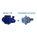 Kit Bomba De Agua 1 Hp Sdb60 + Controlador Presión