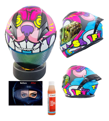 Casco Shaft Integral New Coleccion Moto/shop/tlaloc