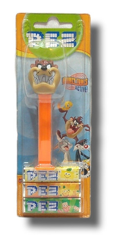 Dispenser De Pastillas Pez Taz Looney Tunes.