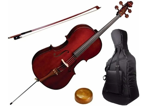 Violoncelo Eagle Ce 200 Arco Breu Capa