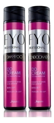  Shampoo + Condicionador Fyo Profissional Dd Cream Jequiti