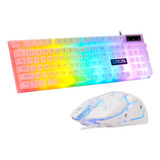 Combo De Teclado Y Mouse Led, Iluminación Ambiental, Luz De 