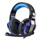 Auriculares Gamer Pc Ps4 Xbox Ps4 Kotion Each Azul Con Mic