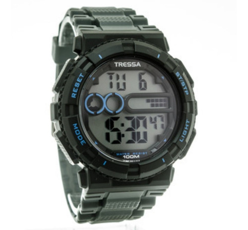 Reloj De Hombre Tressa Digital C/luz Sumergibles 100m Gerry