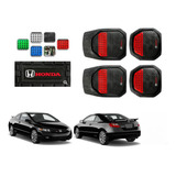 Tapetes Charola Color 3d Logo Honda Civic Coupe 2006 A 2011