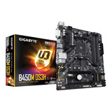 Placa Mãe Gigabyte B450m Ds3h Amd Am4 Ddr4 Ryzen B450