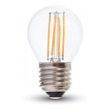 Bombillo Led 4w Filamento Vintage Retro Edison Luz Amarilla 