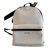Mochila Backpack Michael Kors Cooper  Logo White Original Y Nueva Con Etiquetas