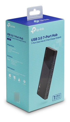 Hub Usb Com Fonte 7 Portas Usb 3.0 Tp-link Uh700 - Envio Já