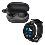 Auriculares Inalámbricos Gt1 Pro Combo + Smartwatch D18 