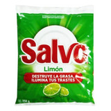 Lavatrastes Jabon En Polvo Salvo Limón 250 G destruye Grasa