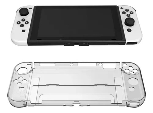 Pack Carcasa Protectora Para Nintendo Switch Oled + Lamina