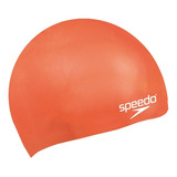 Gorra Natación Speedo Plain Moulded Junior Niños Color Naranja Tamaño U